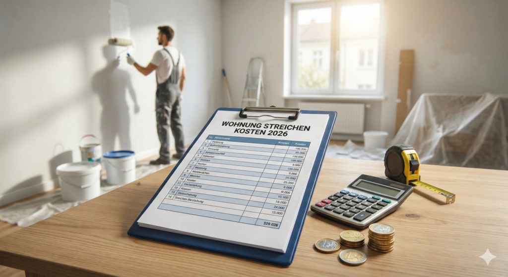 Wohnung Streichen Kosten 2026: Der Ultimative Ratgeber – Was Kostet Es Wirklich? 3 Wohnung Streichen Kosten 2026: Der Ultimative Ratgeber – Was Kostet Es Wirklich?