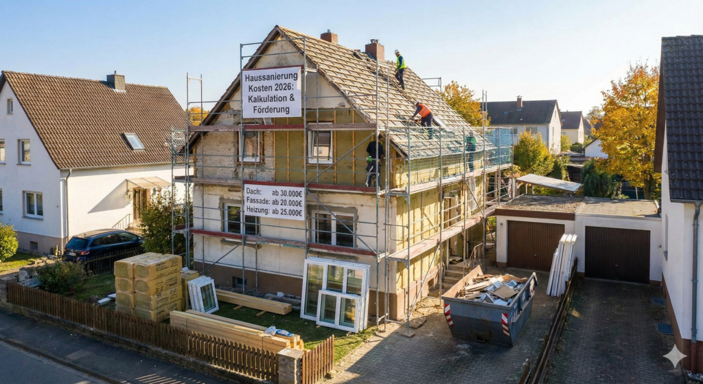 Haussanierung Kosten 2026: Der ultimative Ratgeber 1 Haussanierung Kosten 2026